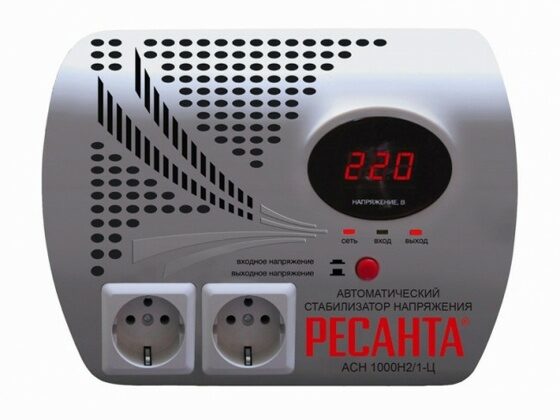 Стабилизатор АСН- 1 000 Н2/1-Ц Ресанта 63/6/13