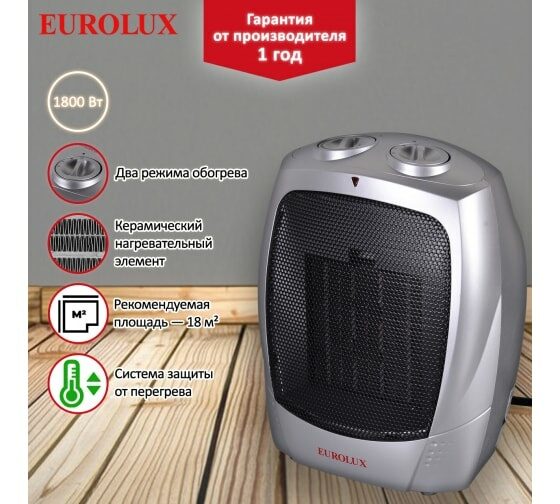 Тепловентилятор ТВК-EU-1 Eurolux 67/2/6