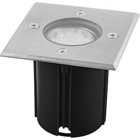 Светильник тротуарный  3733 7W 230V MR16/G5.3 белый, квадрат
