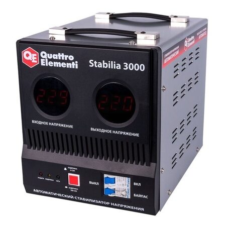 Стабилизатор напряжения QE(Ergus) Stabilia 3000(3000ВА, 140-270В)